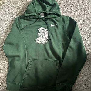 Nike Michigan State Spartans Men’s Green Vault Long Sleeve Hoodie